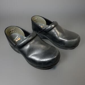 DANSKO XP 2.0 Wide Women’s Clog EU 41 US 10.5 Jet Black slip resistant Shoe